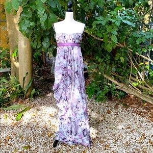 BCBG Maxazria Floral Dress / Gown